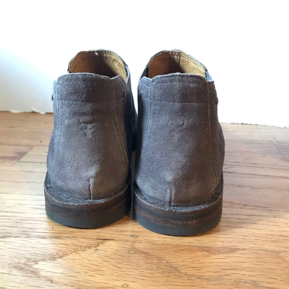 Trask Allison Grey Suede Booties - image 4